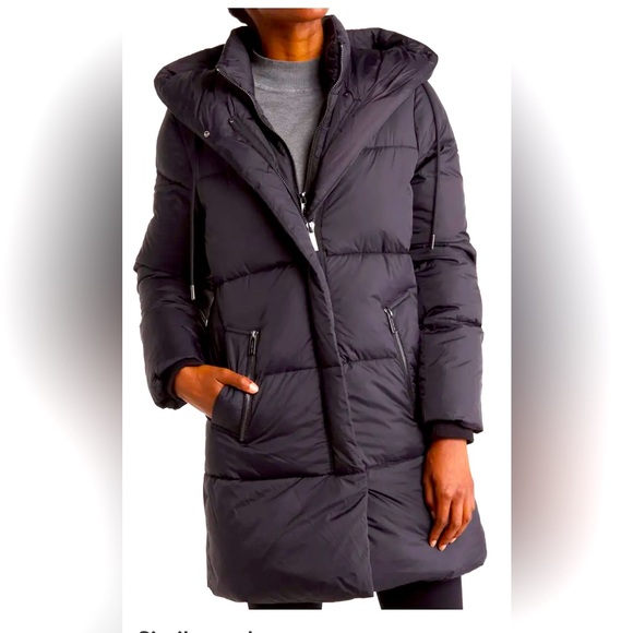 BRAND NEW, a Michael Kors heavy puffer coat, size XS, midnight blue (aka navy) - Picture 1 of 7
